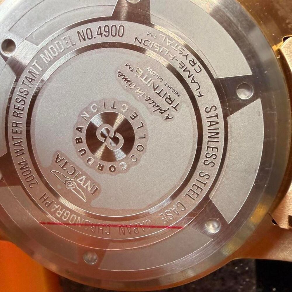 Invicta Men's Gold and Brown Watch - Picture 3 of 4